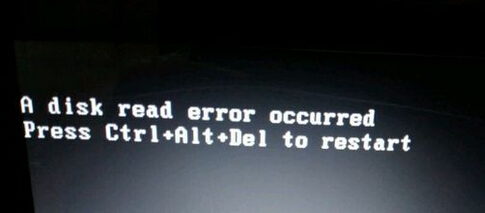 a disk read error occurred报错?u大师助你处理1.jpg